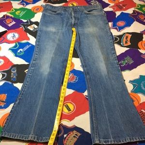 Vintage 70s Orange Tag Levi Bell Bottom Jeans
